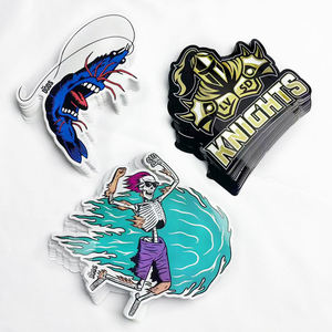 Custom Printing Die Cut Vinyl Stickers Durable White Vinyl PVC Self-Adhesive Waterproof Die Cut Stickers Logo Custom Stickers - Product Image 1