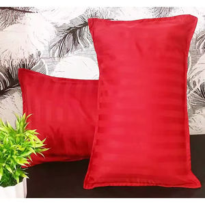 Fundas de Almohada Bordadas Lavables, Antimicrobianas, Impermeables, de Sarga 100% Algodón para Uso Hotelero, Antiestáticas - Product Image 2