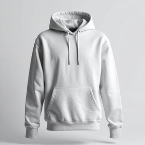 Sweat à capuche en molleton mélangé de coton et polyester - Product Image 4