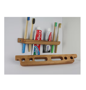 Porte-brosse à dents en bois Logo personnalisé et vente 100% Porte-brosse à dents en bois de qualité supérieure - Product Image 2
