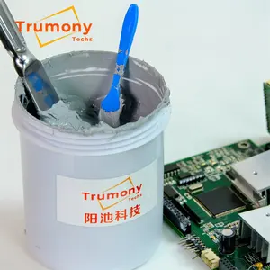 Yüksek termal iletkenlik silikon yağı ücretsiz hiçbir taşma bilgisayar için termal gres termal macun termal gres yapıştırıcı