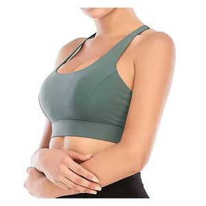 Soutien-gorge de sport pour femmes au design personnalisé, soutien élevé rembourré, vêtements de sport à séchage rapide pour la course, le fitness, l'entraînement et l'entraînement quotidien - Product Image 1