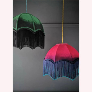 Lampe élégante fabriquée à la main en jute, jonc de mer et rotin pour une décoration moderne et consciente - Product Image 2