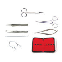 Kit de dissection pour souris, formation en télémétrie, instruments chirurgicaux vétérinaires, acier inoxydable, certifié CE, classe I, MEDZORA SURGICAL