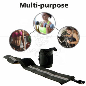 Premium Quality Elastic Wrist <b>Wrap</b> For Gym Fitness Weightlifting And Strength Training Support - Product Image 6