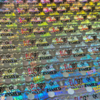 Etiquetas de Papel Adhesivas de Impresión a Dos Colores, Etiquetas Holográficas con Numeración Láser, Modelo de Etiqueta Digitech P3, Uso Comercial y de Compras