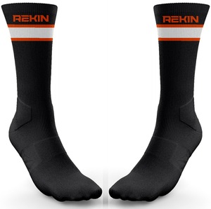 Calcetines deportivos atléticos con logotipo personalizado para hombre, poliéster/LICRA sin costuras de mejor rendimiento, posición corporal totalmente personalizada, ODM al por mayor - Product Image 3