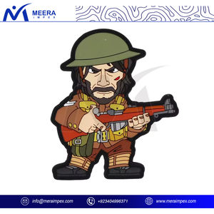 แผ่นปะทำจากยางพีวีซีแบบนิ่มแผ่นปะติดโลโก้ชุดเกียร์ยุทธวิธีผลิตตามสั่งจากโรงงาน - Product Image 6