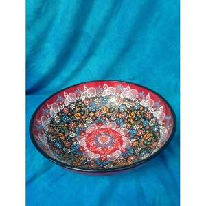 ชามลูกไม้เซรามิก30ซม. สำหรับตกแต่งบ้านหรือสำนักงาน - Product Image 1