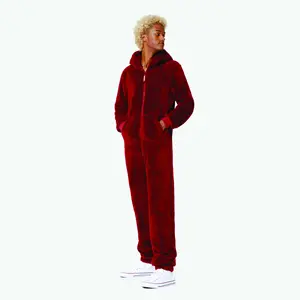 Kadın bir adet kürk Hoodie kayak takım elbise tulumlar kış kayak tulumlar artı boyutu açık kar sporları için tulum
