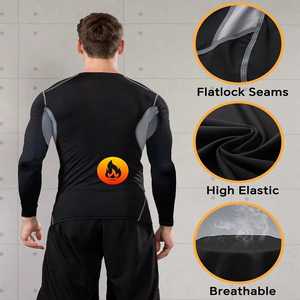 Capas base de tendencia, recién llegadas, camisetas para marcas de culturismo, OEM capa base de compresión, ropa para correr y trotar - Product Image 6