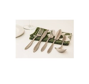 Couverts traditionnels en argent Offre Spéciale acier inoxydable titane argent avec poignée ensemble de couverts sûrs et sains pour un usage quotidien - Product Image 1