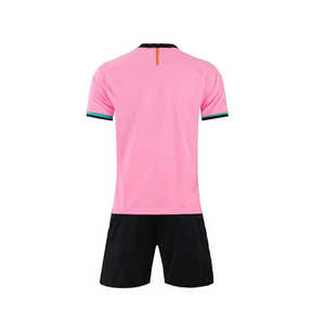Maillots de football unisexes pour adultes, sublimation personnalisée, respirants, manches courtes, séchage rapide, vêtements de sport d'équipe, OEM - Product Image 2