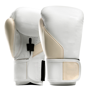 Diseño de logotipo personalizado Impreso PU Cuero Durable Transpirable Perforación Equipo DE LUCHA Cómodo Guantes de boxeo para hombres Mujeres - Product Image 1