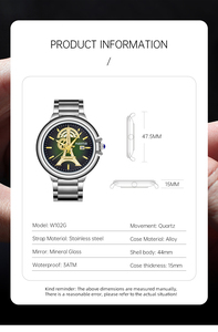<span class=keywords><strong>Montre</strong></span>-bracelet <span class=keywords><strong>de</strong></span> <span class=keywords><strong>luxe</strong></span> française pour homme, étanche, boîtier rond, Tour Eiffel, acier inoxydable personnalisé, mouvement japonais, OEM ODM, <span class=keywords><strong>montre</strong></span> à quartz - Product Image 4
