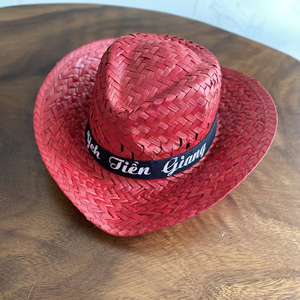 FACTORY of <b>STRAW</b> <b>HAT</b> FROM VIETNAM CHEAP PRICE CRAFT VINA <b>HATS</b> STRONG and MODERN COWBOY <b>HATS</b> - Product Image 1