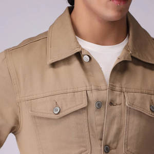 แจ็กเก็ตผ้าฝ้าย100% แขนยาวแห้งเร็วระบายอากาศได้ดีผ้าแคนวาสกันลม - Product Image 6