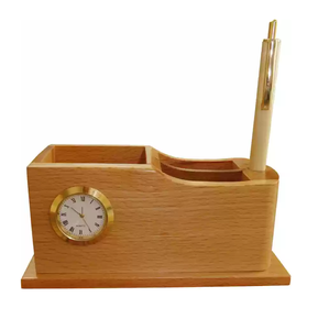 Décoration fantaisie horloge en bois porte-stylo luxe meilleure qualité supérieure décoration en gros porte-stylo moderne vente chaude - Product Image 5