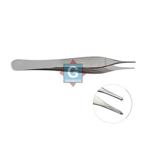 Pinces dentées en acier Adson les plus vendues, qualité A+, certifiées C-Tick, pour chirurgie générale, instruments chirurgicaux essentiels de base - Product Image 2