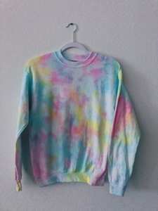 Sweat-shirt à col rond 100% coton de haute qualité personnalisé imprimé Tie Dye Design vêtements de sport pour hommes avec Logo OEM - Product Image 3