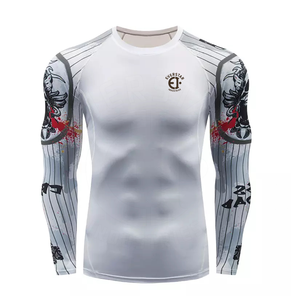 Chemise de compression athlétique de haute qualité pour hommes Gym Rush Guard du fabricant pakistanais - Product Image 1