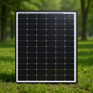 Panel Solar Policristalino Bifacial Aton Solar de 550W, con Marco Negro, Lámina Trasera Blanca y Cubierta Frontal de Vidrio - Product Image 3