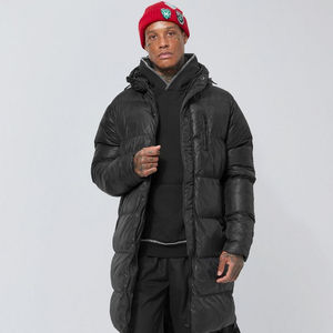 Outwear con capucha abajo Puffer High Street Coat Custom Warm Thick Outdoor Winter Coat Chaqueta acolchada con bolsillos - Product Image 2