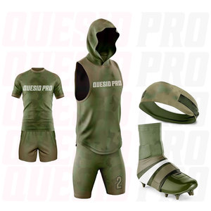 Custom 100% Polyester Breathable 7v7 Football Uniforms Deal Packages Fully Sublimation Printing Uniforms Accessories Sportswear - Product Image 3