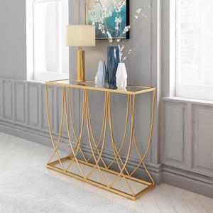 Contemporary Modern Luxury Glass Top <b>Console</b> <b>Table</b> <b>for</b> <b>Entry</b> Villa Hotel Applications-CST033 - Product Image 3