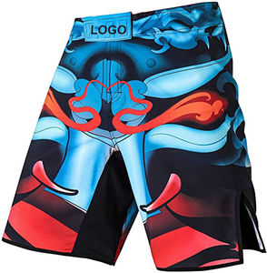 กางเกงมวย MMA สำหรับทุกเพศผ้าแห้งเร็วระบายอากาศได้ดีปรับแต่งได้ทุกขนาด - Product Image 2