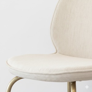 MONZA Modern Fabric <b>Dining</b> <b>Chair</b> Set High-Density Foam Upholstered Seating for Home Hotel - Product Image 4