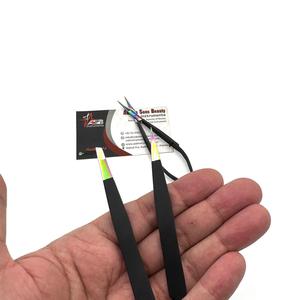 Ensemble de micro-pincettes chirurgicales à pointe arc-en-ciel de précision, kit d'instruments professionnels en acier inoxydable pour une isolation et un contrôle précis, poignée mate - Product Image 2