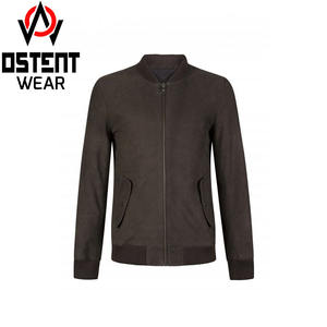 Vestes en cuir pour hommes de qualité supérieure, sur mesure, vente en gros, mode de rue, couleur noire, col montant, fermeture éclair - Product Image 6
