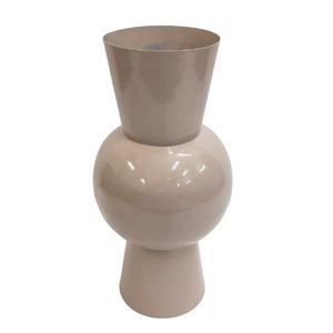 Florero de Metal de hierro para decoración del hogar único interior negro con acabado de lavado de latón estilo clásico para bodas - Product Image 3