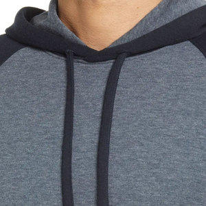 Design personnalisé coupe étroite col en V fermeture éclair braguette hiver 100% coton Tech polaire survêtement hommes - Product Image 4