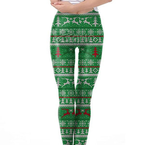 Leggings de Punto de Cintura Alta para Mujer, Transpirables, para Yoga y Ejercicio, con Logotipo Personalizado, Cintura Alta, Spandex/Poliéster de Alta Calidad - Product Image 4