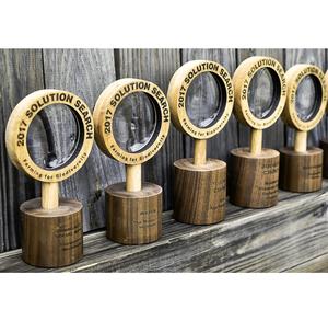 Loupe en laiton Antique de haute qualité avec étui en cuir Vintage nautique Henry Hughes London 1941 Top article cadeau - Product Image 6