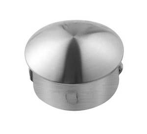 Balustrade de main courante en acier inoxydable Tube rond Knock in End Cap Cable Balustrade, Hardware, Design de balcon moderne - Product Image 2