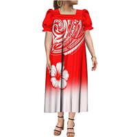 Robe longue femme style Mumu, tendance, pour les vacances, conception personnalisée OEM, en satin polyester/coton, style décontracté d'été, couleur unie, coupe ajustée