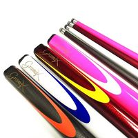 Queue de billard en carbone divisée 1/2, haute qualité, faite à la main, pour snooker et billard, 9,5 mm, support OEM/ODM 3/4