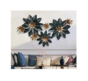 Meilleure vente fabricants de décoration murale en métal art mural en aluminium pour la maison salon luxe fait à la main en Inde - Product Image 3