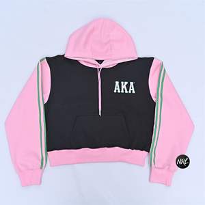 Sweat à capuche court pour femmes crop top imprimé bouffant manches raglan brodées avec logo personnalisé couleur assortie à capuche pour l'hiver vente en gros - Product Image 1