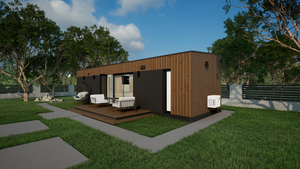 Cómoda casa completamente lista prefabricada ensamblada por módulos diseño moderno SIRB XL - Product Image 5