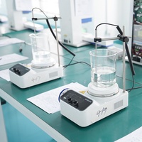 Agitateur magnétique à plaque chauffante BIOBASE Dubaï BK-MS280 avec capteur de température LED PT1000, plaque chauffante en céramique 280°C pour laboratoire et hôpital
