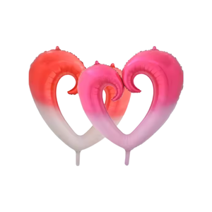 Petit crochet en forme de cœur (44x46cm) pour ballons de fête et célébrations de la Saint-Valentin - Product Image 1