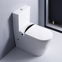 Filigrane Deux Pièces Autonettoyant Salle De Bains Bidet Électronique Automatique WC Intelligent Toilette Intelligente avec Siège D'eau Instantané Chauffant