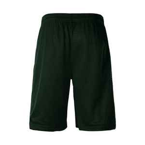 Pantalones cortos de malla verde informales de estilo urbano para hombre, pantalones cortos sólidos de talla grande, transpirables y ligeros de alta calidad - Product Image 4