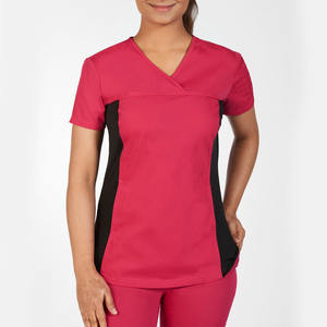 Uniformes Médicos de Alta Calidad para Hospital, Uniformes de Enfermera, Uniformes Médicos de Manga Corta para Mujer, Bata de Laboratorio para Mujer - Product Image 5