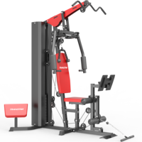 Machine d'entraînement musculaire professionnelle portable multifonctionnelle pour la maison avec presse à jambes et extension de jambes