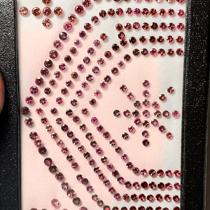 Zafiro Natural, Corte Brillante Redondo, Forma Facetada, Piedra Preciosa, Tamaño Calibrado, Fabricación de Joyas, Gemas Sueltas, Certificado NGTC - Product Image 1